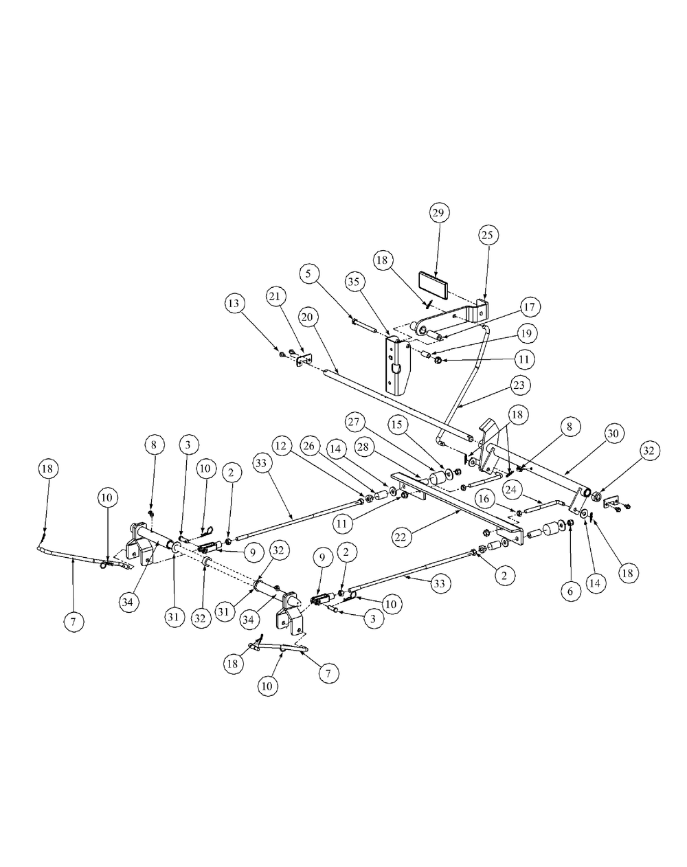 Brake Assembly Diagram and Parts List for M54-HN 53BB5ETW750-24-HP Cub Cadet Lawn Tractor